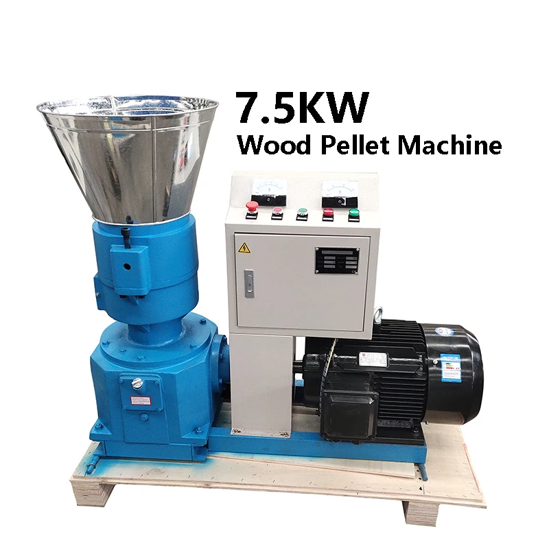 Wood Pellet Making Machine - 7.5kw 펠렛 만드는 기계 프레스 동물