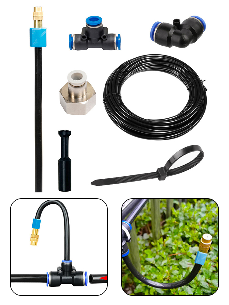 Agriculture Farming Kit - 360도 조절 가능한 구리 노즐 스프레이