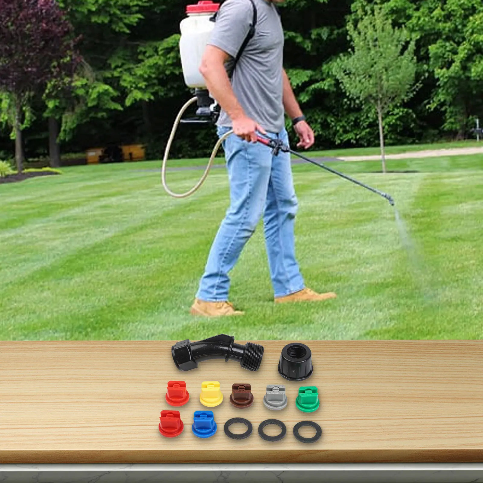 110도 광각 팬 노즐 1.6mm 오리피스, 필드 작물 - Crop Sprayer Backpack 리뷰 및 가격