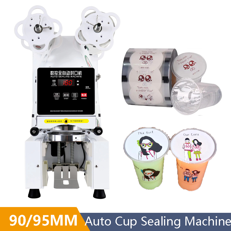 완전 자동 버블컵 실링기 90mm 95mm PP/PE/ - Milking Machine 리뷰 및 가격