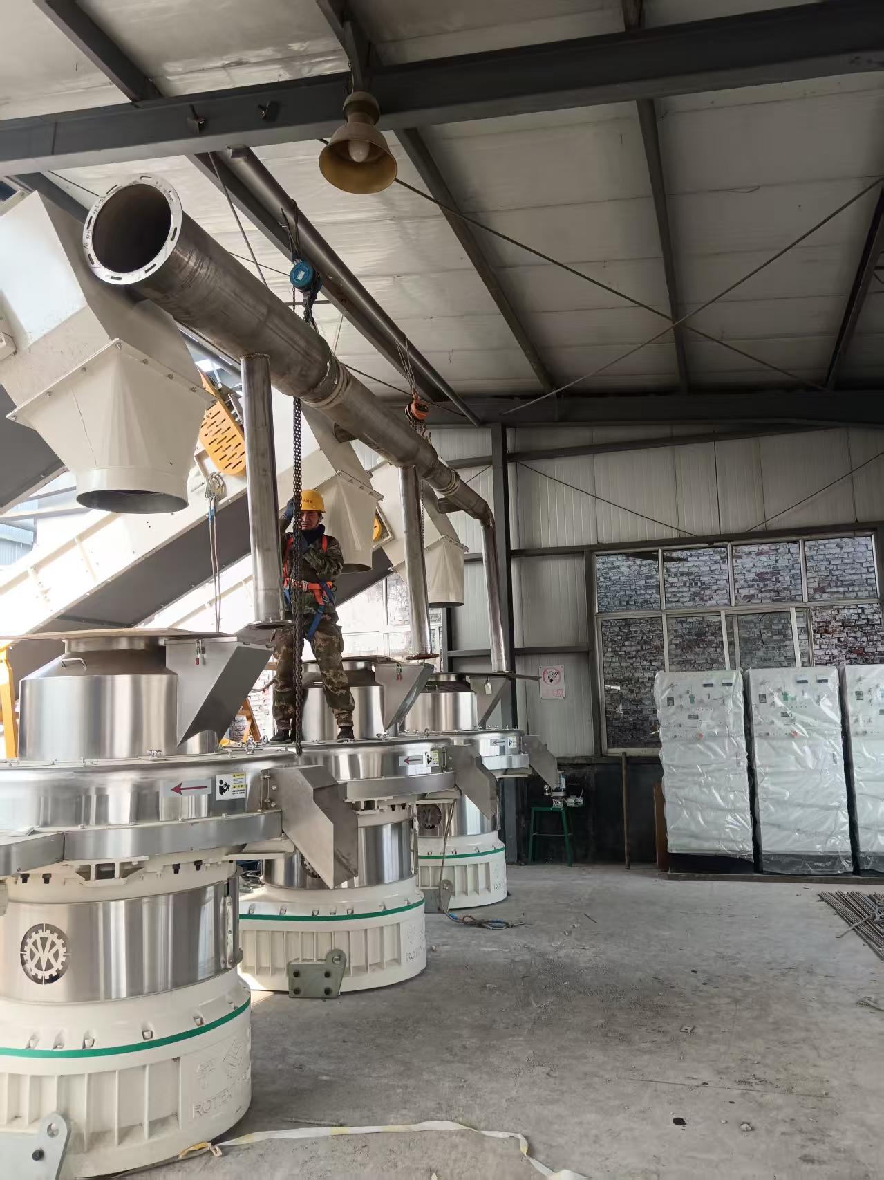 탄화 바이오매스 펠릿 생산 라인 연속식 바이오차 펠릿  - Wood Pellet Making Machine 리뷰 및 가격