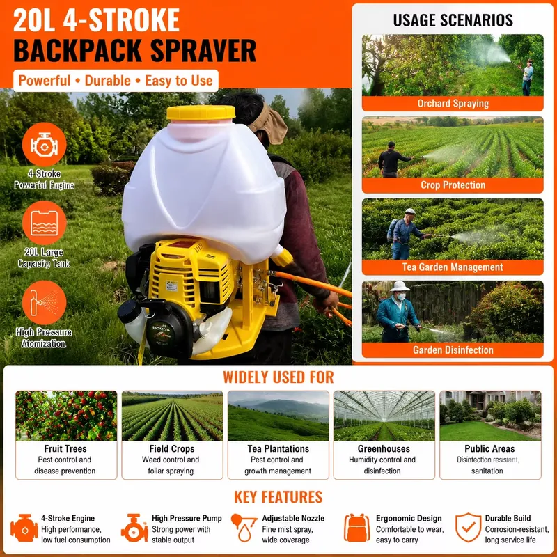 20리터 수입 농업용 배낭 분무기 (과수류 작물 살포  - Crop Sprayer Backpack 리뷰 및 가격