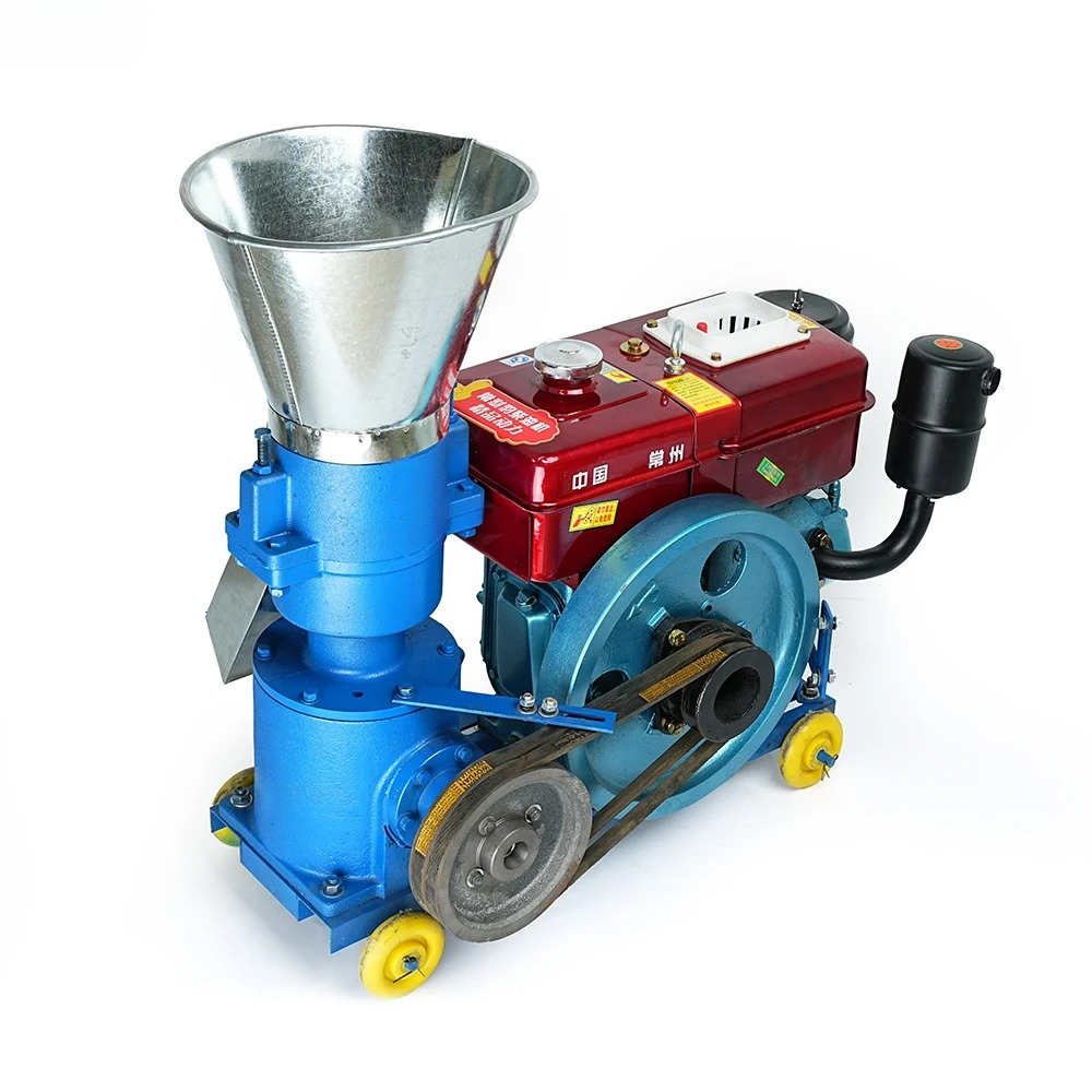 디젤 엔진 사료 펠렛 기계 6HP 동물 가금류 농장 생 - Wood Pellet Making Machine 리뷰 및 가격