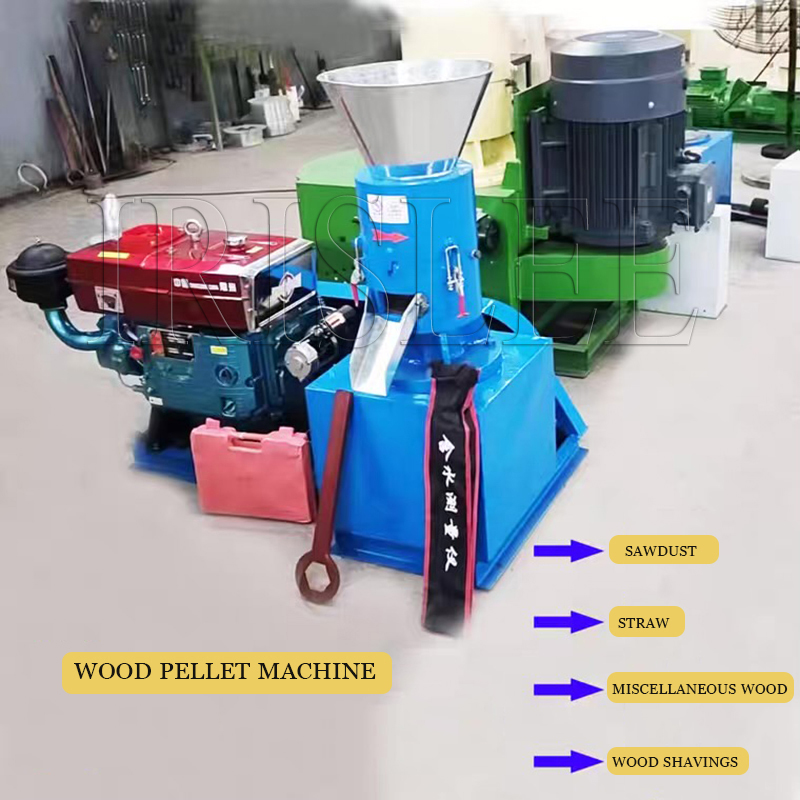 60-80Kg/H 디젤 목재 펠릿 제조기 플랫 다이 톱 - Wood Pellet Making Machine 리뷰 및 가격
